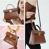 Hifashion Cowhide Genuine Leather Small Shoulder Crossbody Bags For Women 2024 Trend Luxury Designer Ladies Handbags And Purses