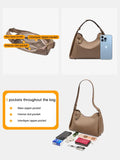 Zency 2024 New Retro Stitching Color Fashion Women's Bag Genuine Leather Handbag Shoulder Bag Messenger Bag Cross Body Top Handl