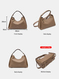 Zency 2024 New Retro Stitching Color Fashion Women's Bag Genuine Leather Handbag Shoulder Bag Messenger Bag Cross Body Top Handl