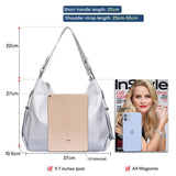 Zency Elegant Beige Women Genuine Leather Handbag Hobo Bag Fashion Crossbody Tassel Big Capacity Shopper Tote Purse Sac Hot Sale